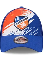 New Era FC Cincinnati Marble 9FORTY Adjustable Hat - Blue