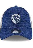New Era Sporting Kansas City 2022 Kick Off Trucker 9TWENTY Adjustable Hat - Navy Blue