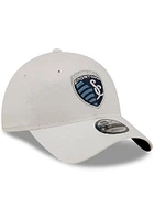 New Era Sporting Kansas City Core Classic 2.0 9TWENTY Classic Adjustable Hat - White