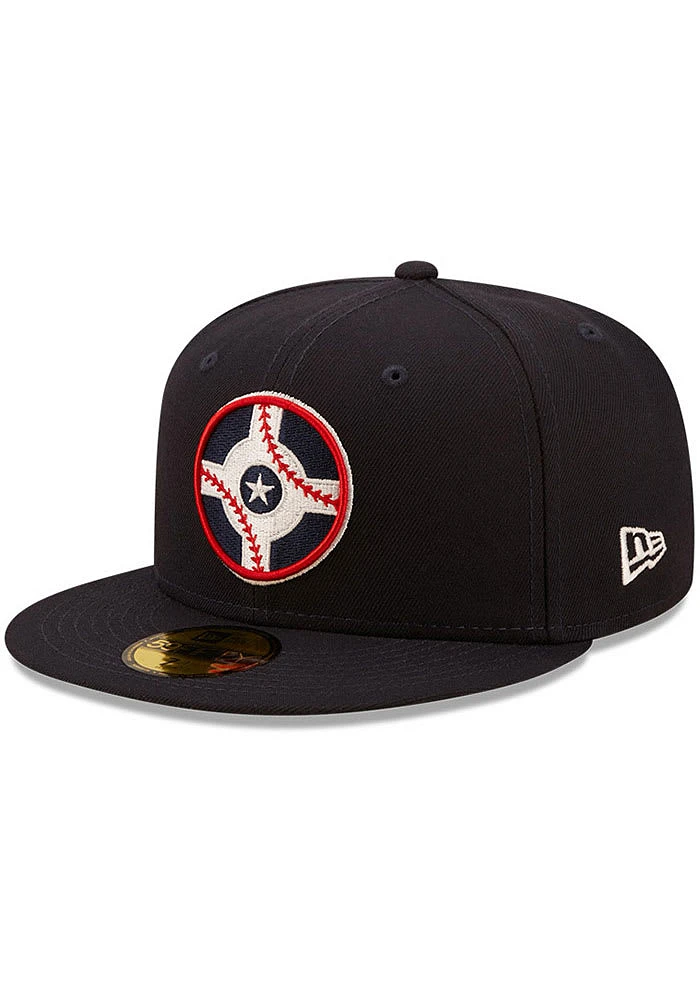 New Era Indianapolis Indians Mens Black MiLB 2022 Authentic Collection Classic Fitted Hat