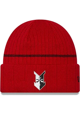 New Era Indianapolis Indians Red MiLB 2022 Authentic Collection Mens Knit Hat