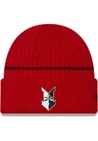 New Era Indianapolis Indians Red MiLB 2022 Authentic Collection Mens Knit Hat