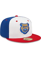 New Era Iowa Cubs Mens White MiLB 2022 Authentic Collection Fitted Hat
