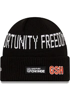 New Era Chicago Bears Black NFL 2021 Social Justice Knit Mens Knit Hat