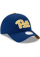New Era Pitt Panthers Blue Bow Back 9TWENTY Womens Adjustable Hat