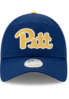 New Era Pitt Panthers Blue Bow Back 9TWENTY Womens Adjustable Hat