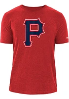 New Era Pittsburgh Pirates Red 4th Of July Bi-Blend Short Sleeve T Shirt