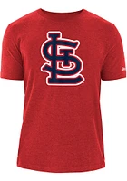 New Era St Louis Cardinals Red 4th Of July Bi-Blend Short Sleeve T Shirt