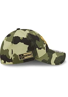 New Era Chicago White Sox Mens Green 2022 Armed Forces Day 39THIRTY Flex Hat