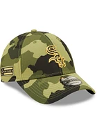 New Era Chicago White Sox 2022 Armed Forces Day 9FORTY Adjustable Hat - Green