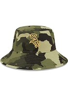 New Era Chicago White Sox Green 2022 Armed Forces Day Mens Bucket Hat