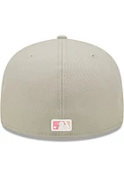 New Era Cleveland Guardians Mens Grey 2022 Mothers Day 59FIFTY Fitted Hat