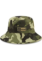 New Era Detroit Tigers Green 2022 Armed Forces Day Mens Bucket Hat