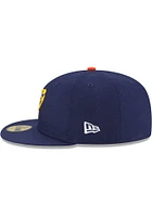 New Era Houston Astros Mens Navy Blue 2022 City Connect 59FIFTY Fitted Hat