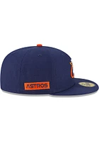 New Era Houston Astros Mens Navy Blue 2022 City Connect 59FIFTY Fitted Hat