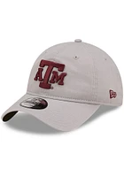 New Era Texas A&M Aggies Core Classic 2.0 9TWENTY Adjustable Hat - Grey