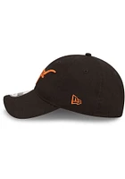 New Era Texas Longhorns Core Classic 2.0 9TWENTY Adjustable Hat - Black
