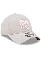 New Era Kansas City Royals 2022 Mothers Day 9TWENTY Adjustable Hat - Grey