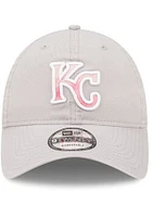 New Era Kansas City Royals 2022 Mothers Day 9TWENTY Adjustable Hat - Grey