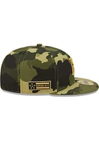 New Era Kansas City Royals Mens Green 2022 Armed Forces Day 59FIFTY Fitted Hat
