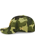 New Era Kansas City Royals Mens Green 2022 Armed Forces Day LP59FIFTY Fitted Hat