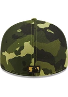 New Era Kansas City Royals Mens Green 2022 Armed Forces Day LP59FIFTY Fitted Hat