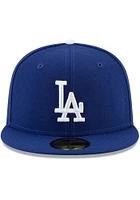 New Era Los Angeles Dodgers Mens Blue Jackie Robinson Day 59FIFTY Fitted Hat