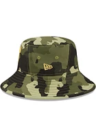 New Era Texas Rangers Green 2022 Armed Forces Day Mens Bucket Hat