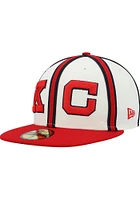 New Era Kansas City Monarchs Mens White 2022 Turn Back the Clock 59FIFTY Fitted Hat