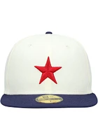 New Era Detroit Stars Mens White 2022 Turn Back the Clock 59FIFTY Fitted Hat