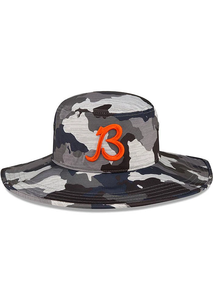 New Era Chicago Bears Grey 2022 Training Camp Panama Mens Bucket Hat