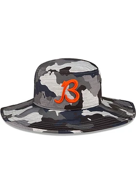 New Era Chicago Bears Grey 2022 Training Camp Panama Mens Bucket Hat