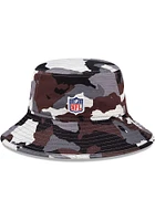 New Era Cleveland Browns Grey 2022 Training Camp Stretch Mens Bucket Hat