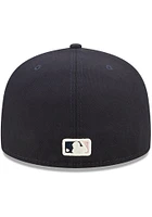 New Era Boston Red Sox Mens Navy Blue POP SWEAT 5950 Fitted Hat