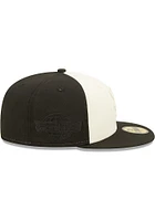 New Era Chicago White Sox Mens Black TONAL 2 TONE 5950 Fitted Hat