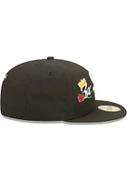 New Era Chicago White Sox Mens Black CROWN CHAMPS 5950 Fitted Hat