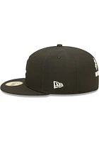 New Era Chicago White Sox Mens Black CROWN CHAMPS 5950 Fitted Hat