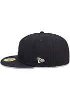 New Era Detroit Tigers Mens Navy Blue POP SWEAT 5950 Fitted Hat