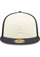 New Era Detroit Tigers Mens Navy Blue TONAL 2 TONE 5950 Fitted Hat