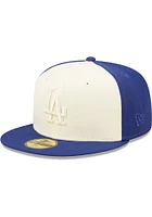 New Era Los Angeles Dodgers Mens Blue TONAL 2 TONE 5950 Fitted Hat