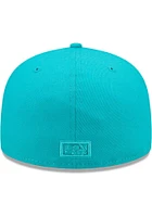 New Era Miami Marlins Mens Teal TONAL 2 TONE 5950 Fitted Hat