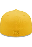 New Era Pittsburgh Pirates Mens Yellow TONAL 2 TONE 5950 Fitted Hat