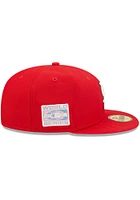 New Era St Louis Cardinals Mens Red POP SWEAT 5950 Fitted Hat