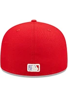 New Era St Louis Cardinals Mens Red POP SWEAT 5950 Fitted Hat