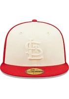 New Era St Louis Cardinals Mens Red TONAL 2 TONE 5950 Fitted Hat