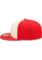 New Era Chicago Bulls Mens Red TONAL 2 TONE 5950 Fitted Hat