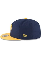 New Era Indiana Pacers Navy Blue 2T 9FIFTY Mens Snapback Hat