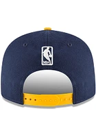 New Era Indiana Pacers Navy Blue 2T 9FIFTY Mens Snapback Hat