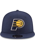 New Era Indiana Pacers Navy Blue 9FIFTY Classic Mens Snapback Hat