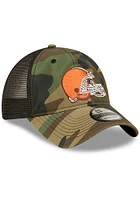 New Era Cleveland Browns Camo Basic 9TWENTY Adjustable Hat - Green